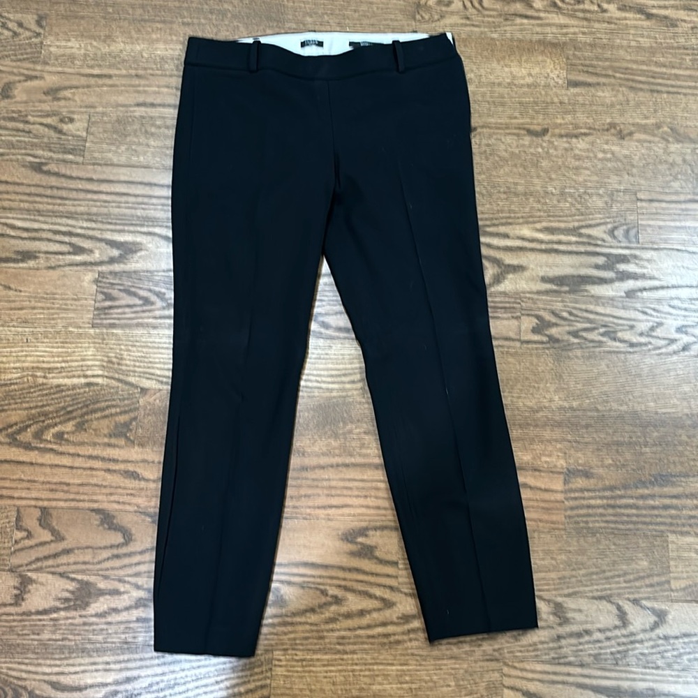 JCrew stretch Minnie pant in black size 4